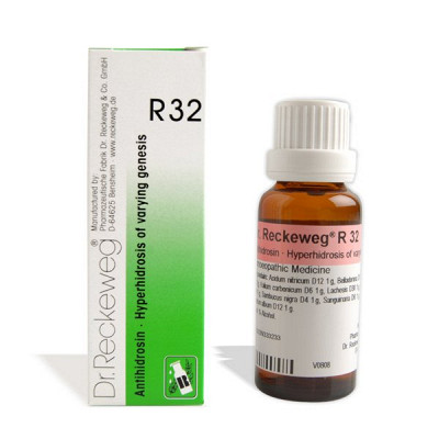 Dr. Reckeweg R32 (Antihidrosin) Hyperhidrosis of varying Genesis