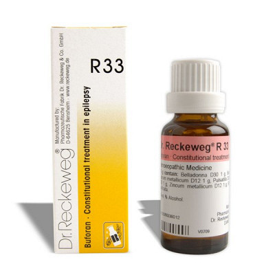 Dr. Reckeweg R33 (Buforan) Constitutional Treatment In Epilepsy Drops