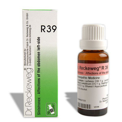  Dr. Reckeweg R39 (Sinistronex) Attections Of The Abdomen (Left Side)