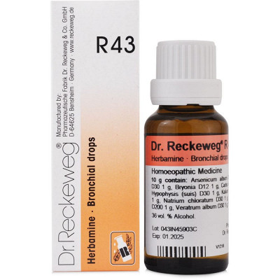 Dr. Reckeweg R43 (Herbamine) Bronchial Drops