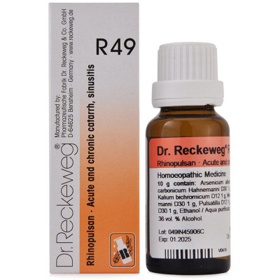 Dr. Reckeweg R49 (Rhinopulsan) Acute And Chronic Catarrh, Sinusitis