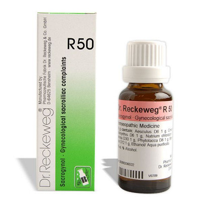 Dr. Reckeweg R50 (Sacrogynol) Gynecological Sacroiliac Complaints