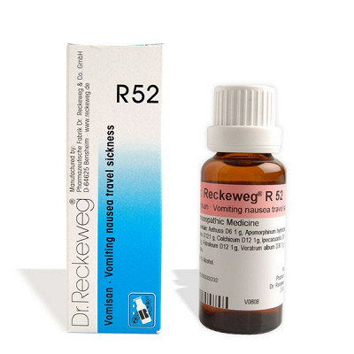 Dr. Reckeweg R52 (Vomisan) Vomiting Nausea Travel Sickness
