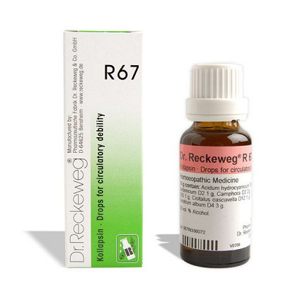 Dr. Reckeweg R67 (Kollapsin) Drops Of Circulatory Debility