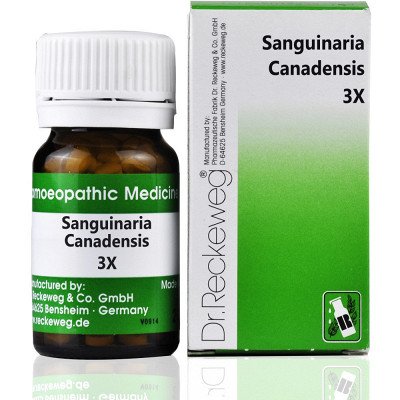 Dr. Reckeweg Sanguinaria Canadensis 3X (20g)