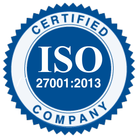 ISO 27001:2013 Certfifed