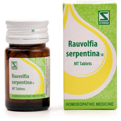 Willmar Schwabe India Rauwolfia Serpentina 1X Tablets (20g)