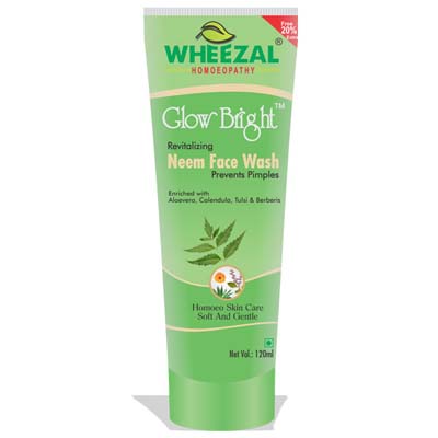 Wheezal Glow Bright Neem Face Wash (60ml)