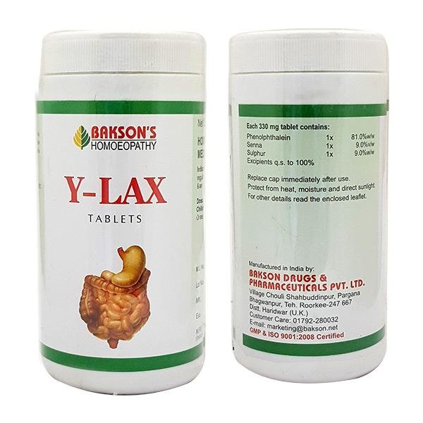 Bakson Y Lax Tablets (200tab)