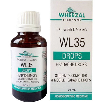 Wheezal WL-35 Students Headache Drops (30ml)