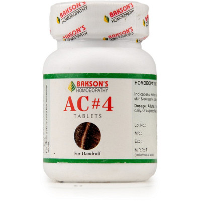 Bakson AC 4 Tablets (Dandruff) (75tab)