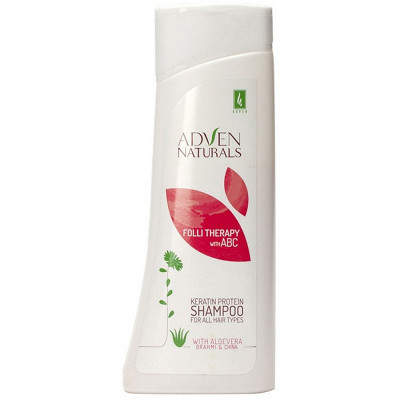 Adven Keratin Shampoo with Aloe Vera, Brahmi and China (100ml)