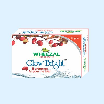 Wheezal Glow Bright  Berberis Bathing Bar (75g)