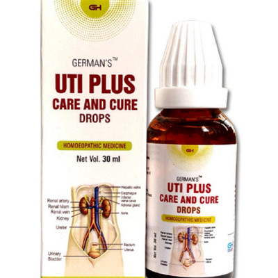 German Homeo Care & Cure UTI Plus Drops (30ml)