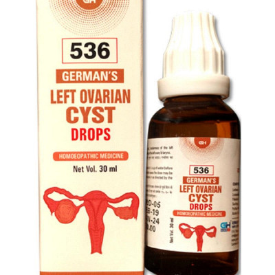 German Homeo Care & Cure Left Ovarian Cyst Drops 536 (30ml)