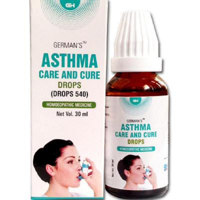 German Homeo Care & Cure Asthma Drops 540 (30ml)