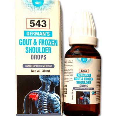 German Homeo Care & Cure Gout & Frozen Shoulder Drops 543 (30ml)