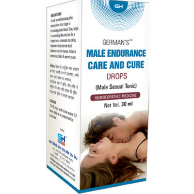 German Homeo Care & Cure Male Endurance Drops (30ml)