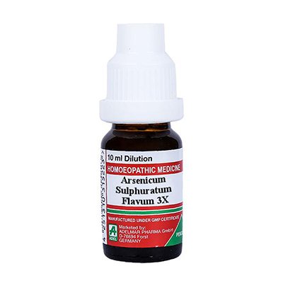 Adel Pekana Arsenic Sulphuratum Flavum 3X (10ml)