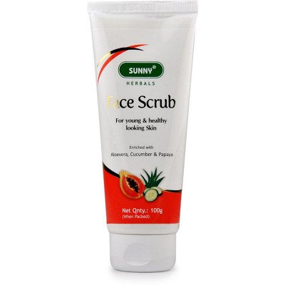 Bakson Sunny Face Scrub with Aloe Vera, Cucumber, Papaya (100g)