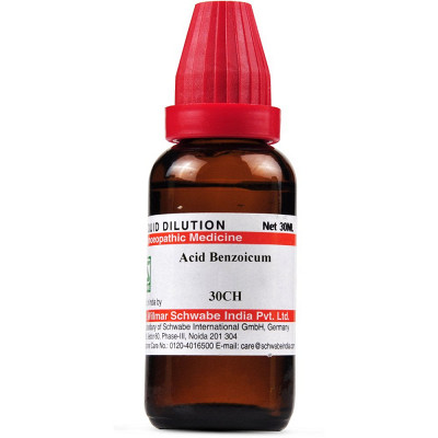 Willmar Schwabe India Acid Benzoicum 30 CH (30ml)