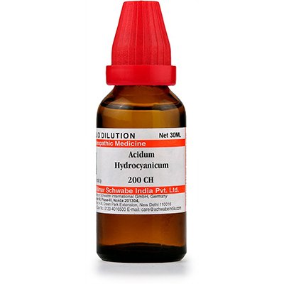 Willmar Schwabe India Acidum Hydrocyanicum Dilution 200 CH (30ml)