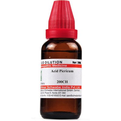 Willmar Schwabe India Acid Picricum 200 CH (30ml)