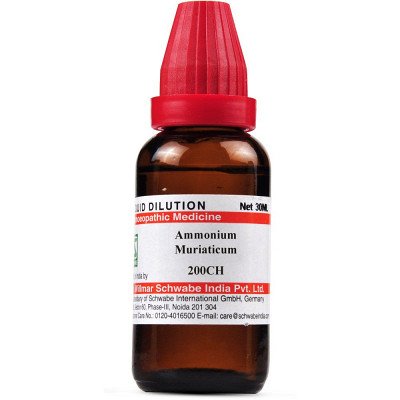 Willmar Schwabe India Ammonium Muriaticum 200 CH(30ml)