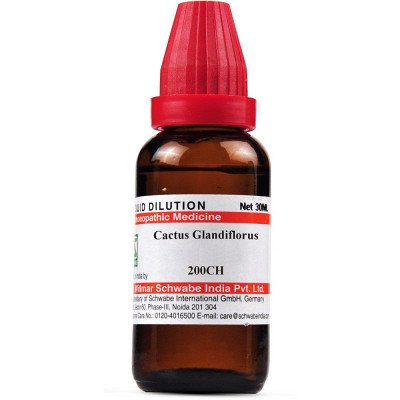 Willmar Schwabe India Cactus Glandiflorus 200CH (30ml)