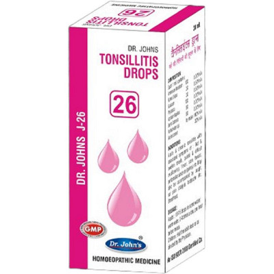 Dr John J 26 Tonsillitis Drops (30ml)