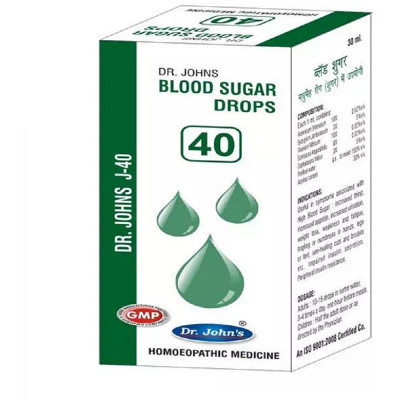 Dr John J 40 Blood Sugar Drops (30ml)