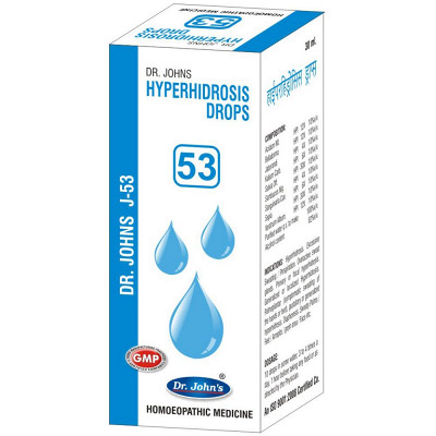 Dr John J 53 Hyperhidrosis Drops (30ml)